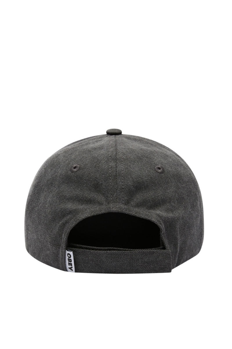 OBEY PIGMENT CHANCE VELCRO CAP Pigment Black