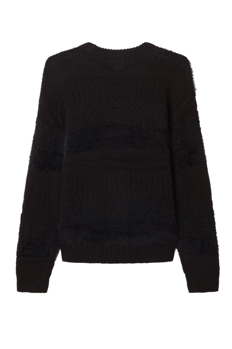 OBEY CHARLES SWEATER Black
