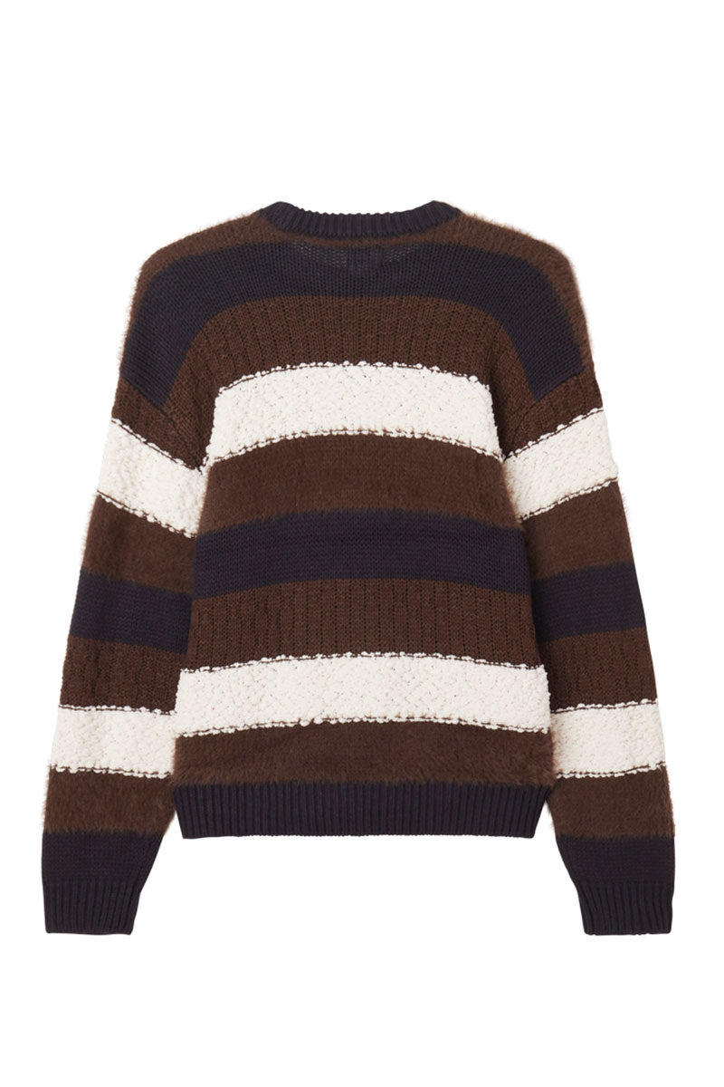 OBEY CHARLES SWEATER Brown