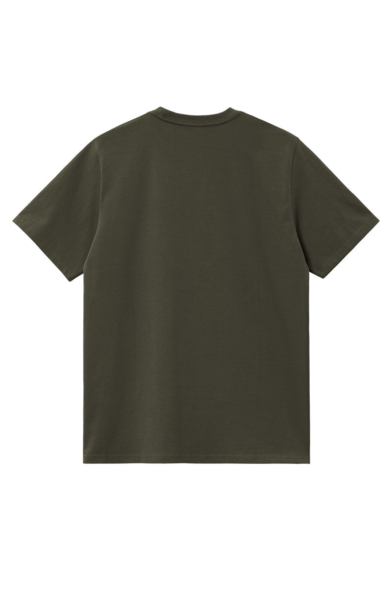 CARHARTT WIP CHASE TEE Olive  / Gold