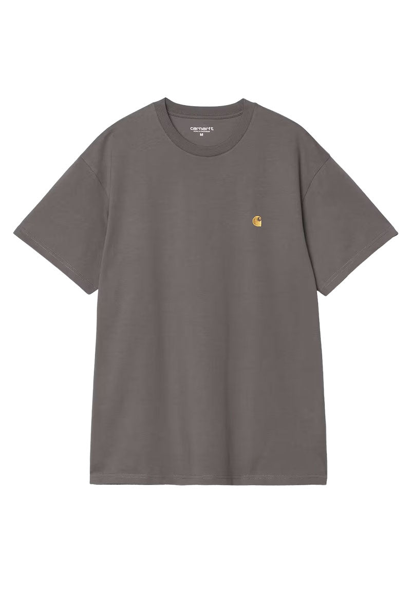 CARHARTT WIP CHASE TEE Porphyry / Gold