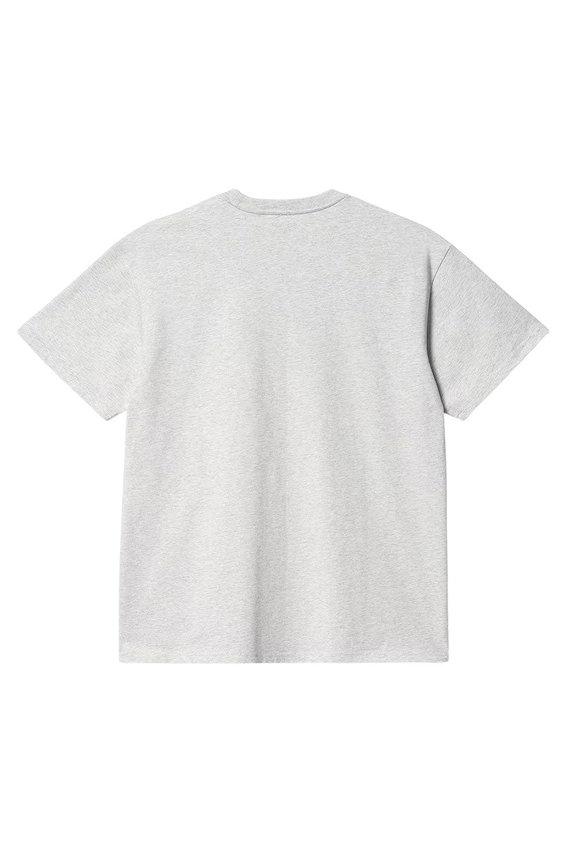 CARHARTT WIP CHASE TEE Ash Heather  / Gold