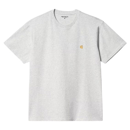CARHARTT WIP CHASE TEE Ash Heather  / Gold