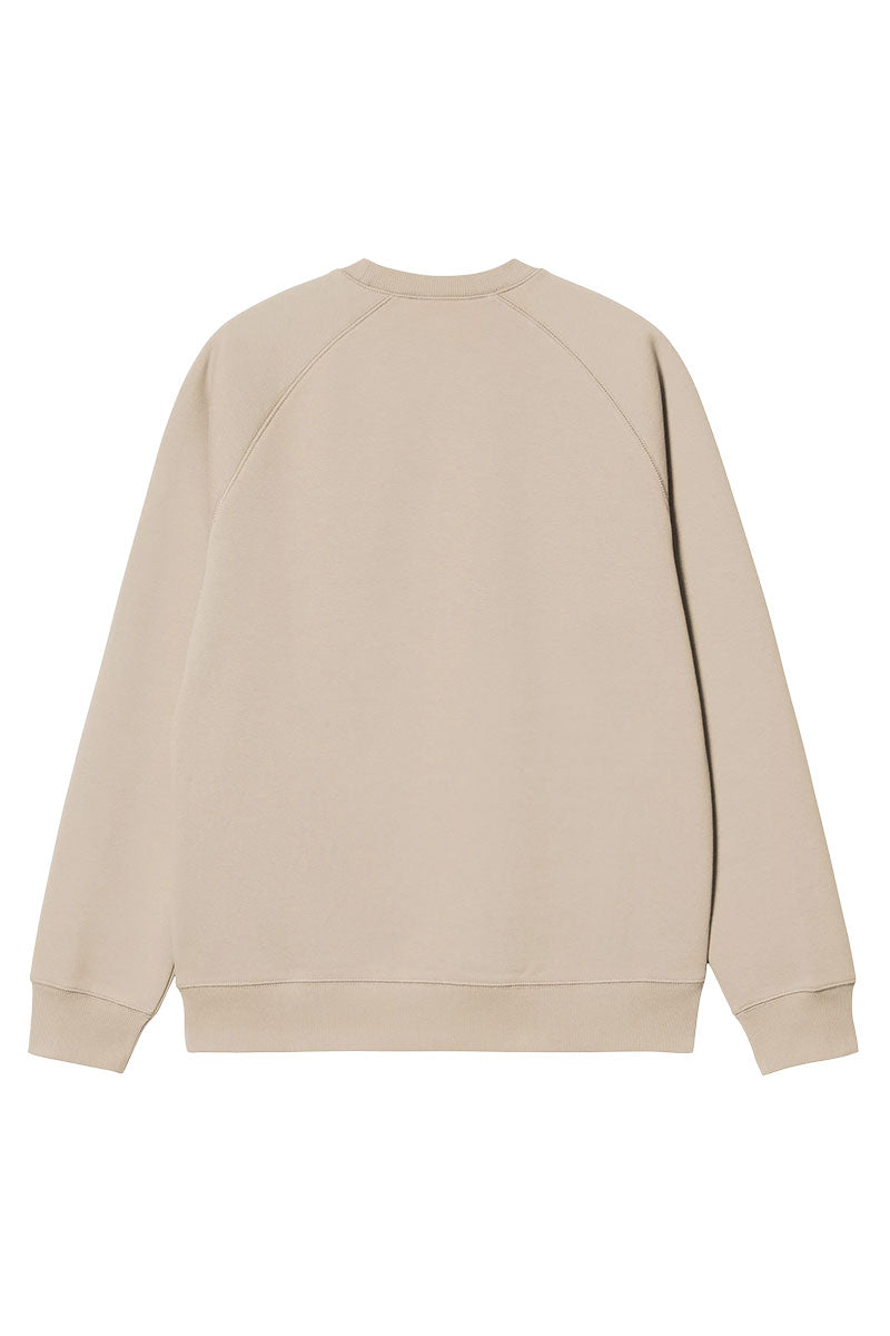 CARHARTT WIP CHASE SWEAT Fleur De Sel / Gold