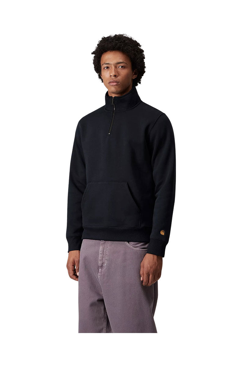 CARHARTT WIP CHASE NECK ZIP SWEAT Dark Navy / Gold