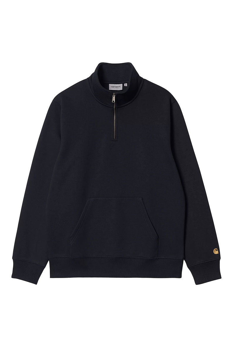 CARHARTT WIP CHASE NECK ZIP SWEAT Dark Navy / Gold
