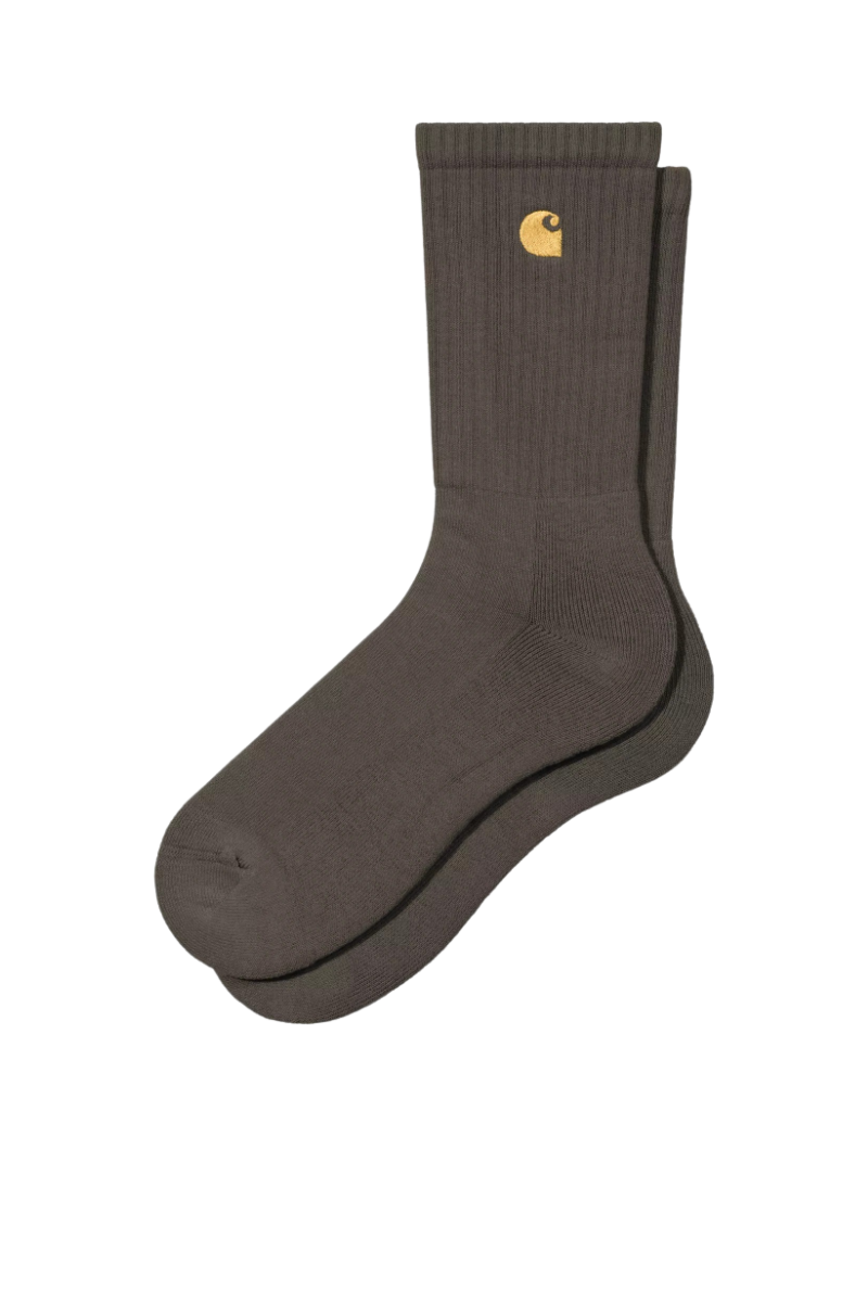 CARHARTT WIP CHASE SOCKS Shungite / Gold