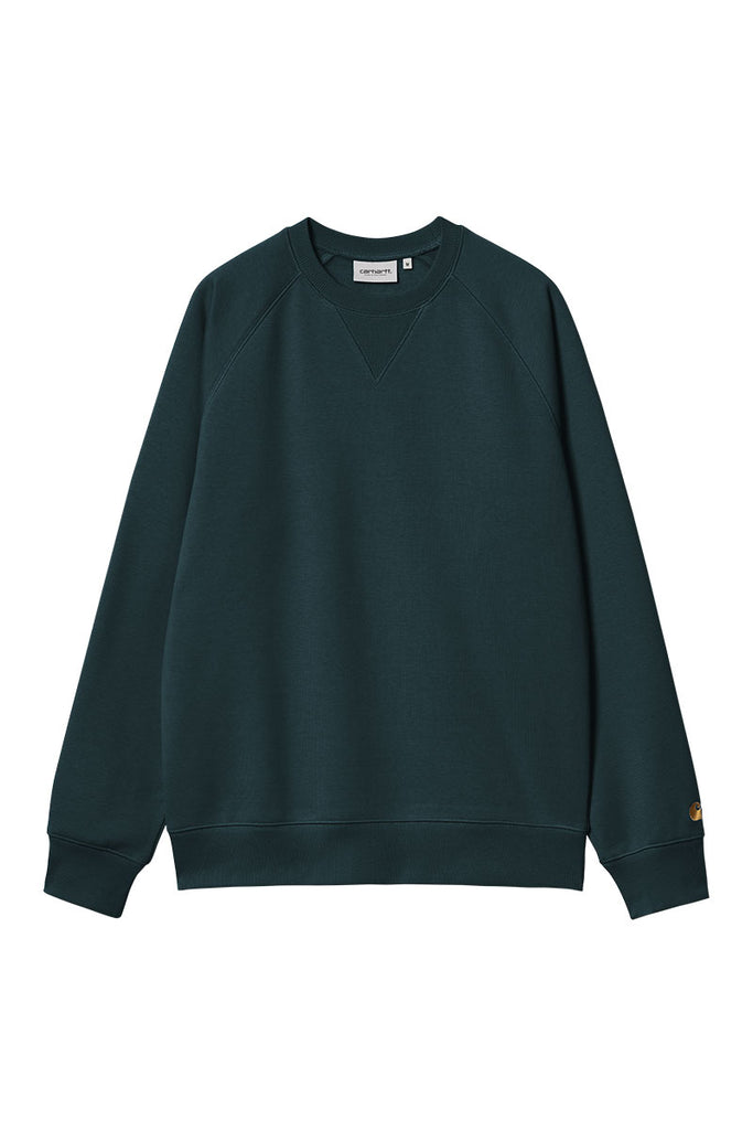 CARHARTT WIP CHASE SWEAT Duck Blue / Gold