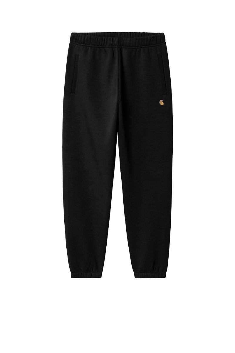 CARHARTT WIP CHASE SWEAT PANT Black / Gold