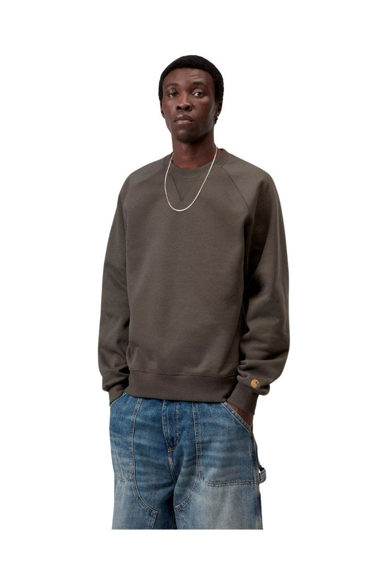 CARHARTT WIP CHASE SWEAT Shungite / Gold