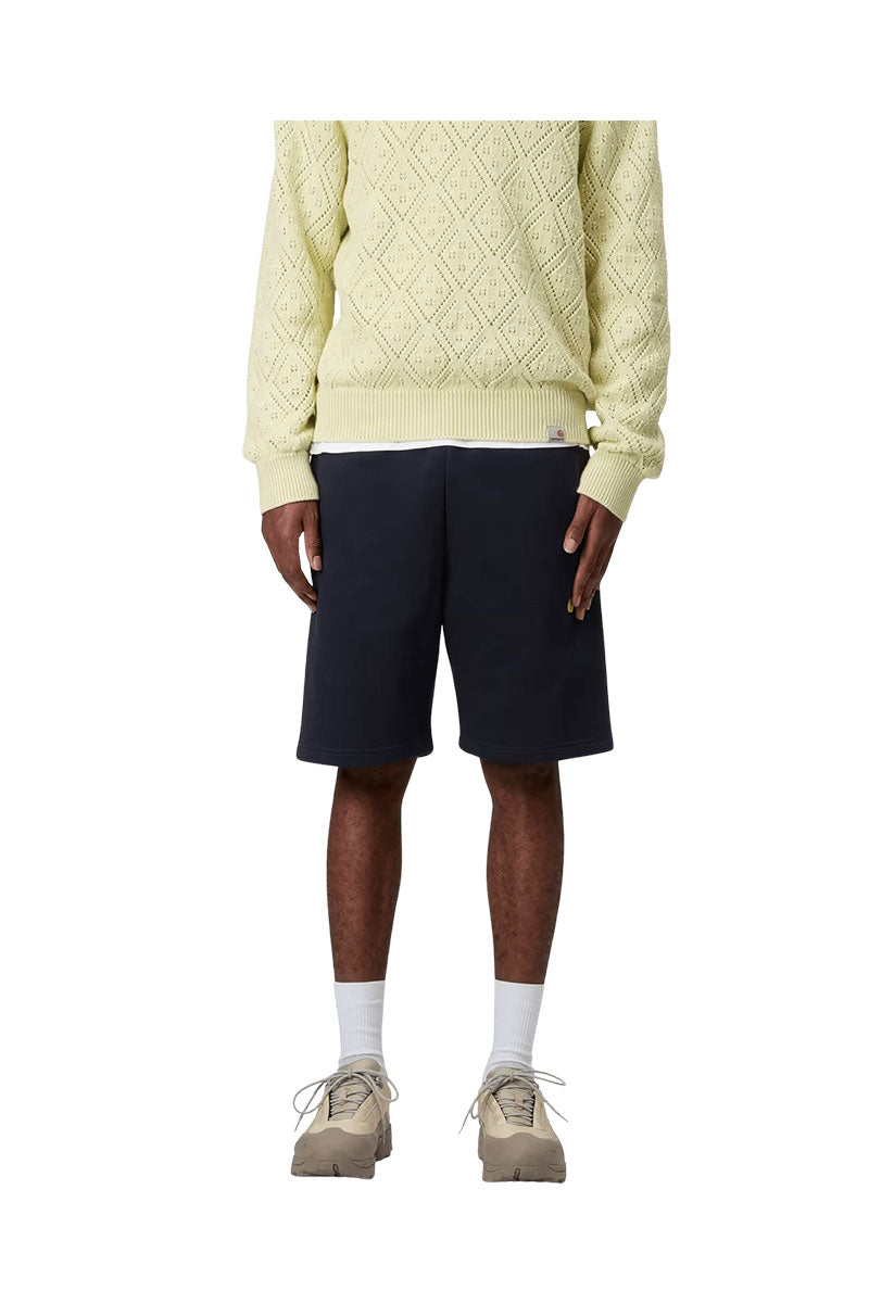 CARHARTT WIP CHASE SWEAT SHORT Dark Navy