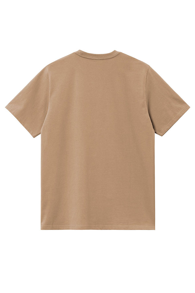 CARHARTT WIP CHASE T-SHIRT Dusty H Brown  / Gold