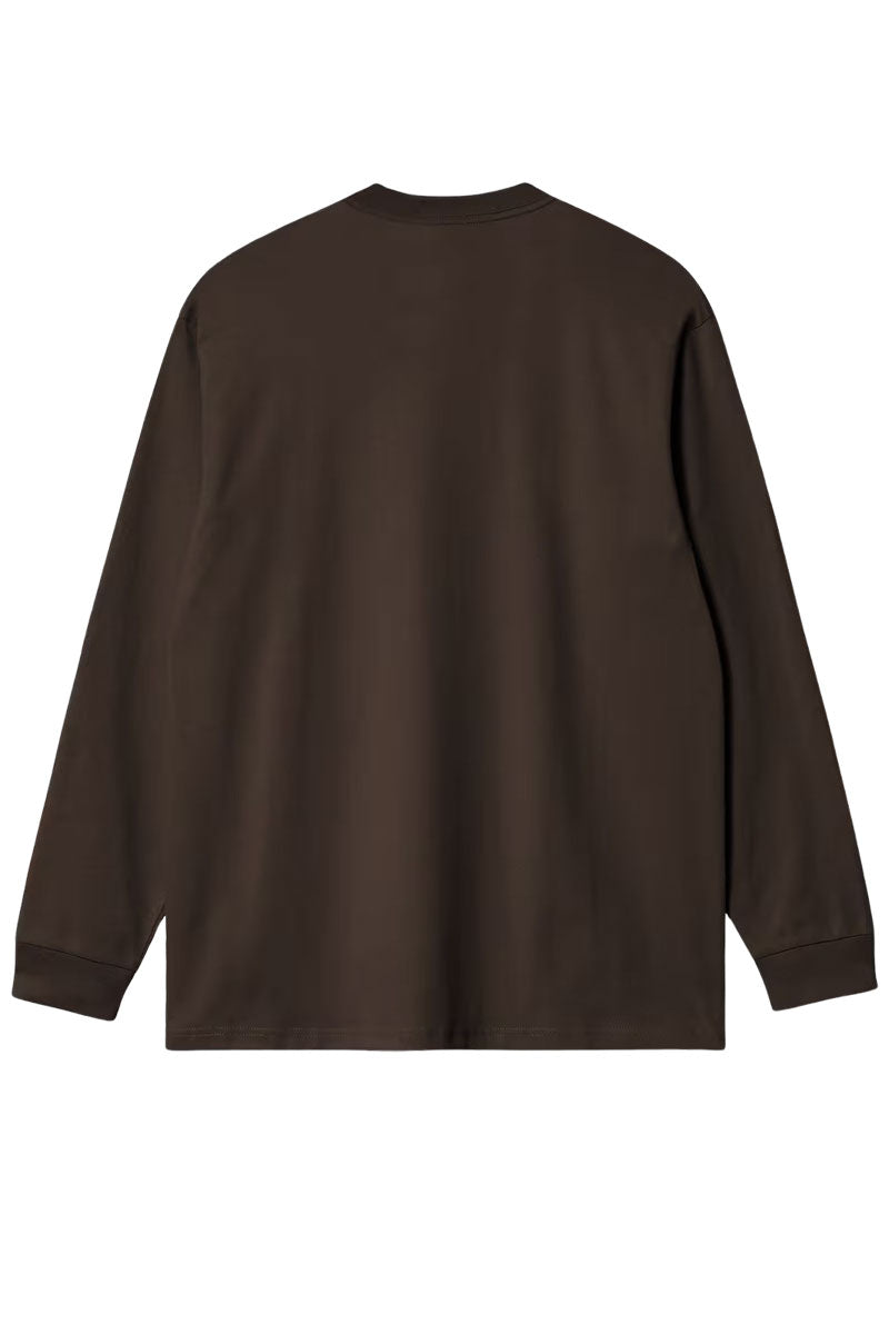 CARHARTT WIP CHASE TEE L/S Tobacco / Gold