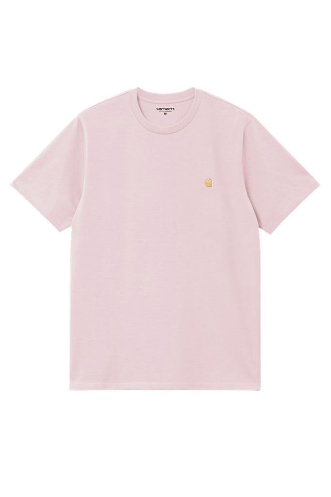 CARHARTT WIP CHASE T-SHIRT Air Pink / Gold