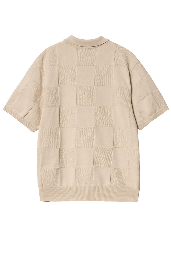 CARHARTT WIP CHECKER POLO Fleur De sel