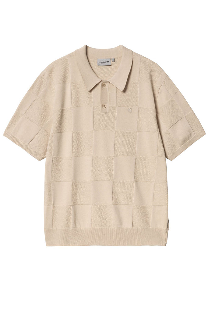 CARHARTT WIP CHECKER POLO Fleur De sel