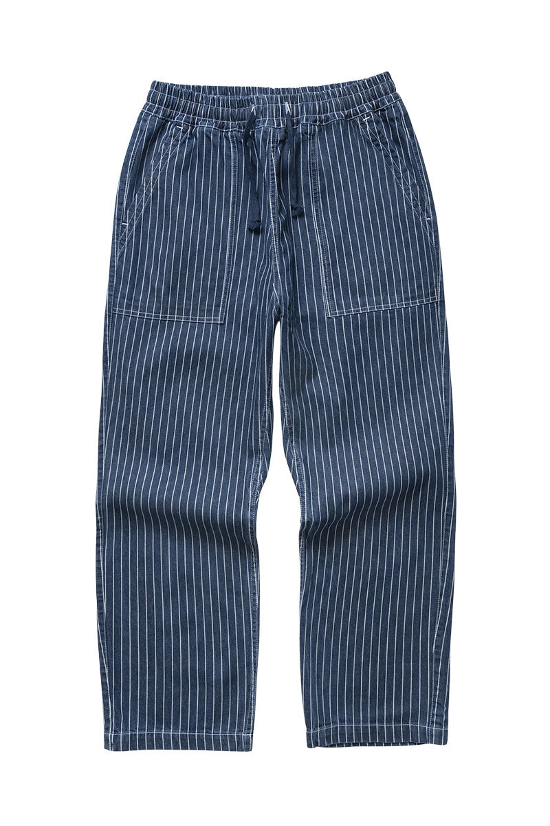 SERVICE WORKS PINSTRIPE DENIM CHEF PANTS Indigo