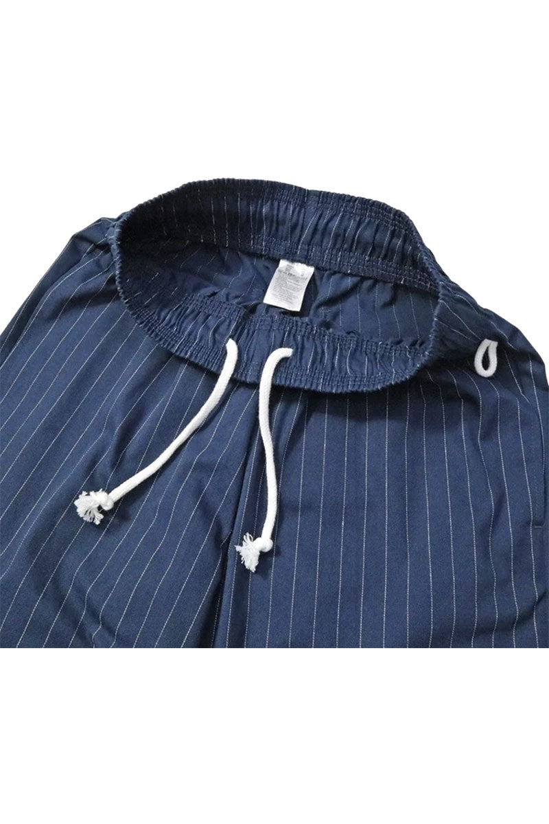 COOKMAN CHEF PANTS Pin Stripes Navy