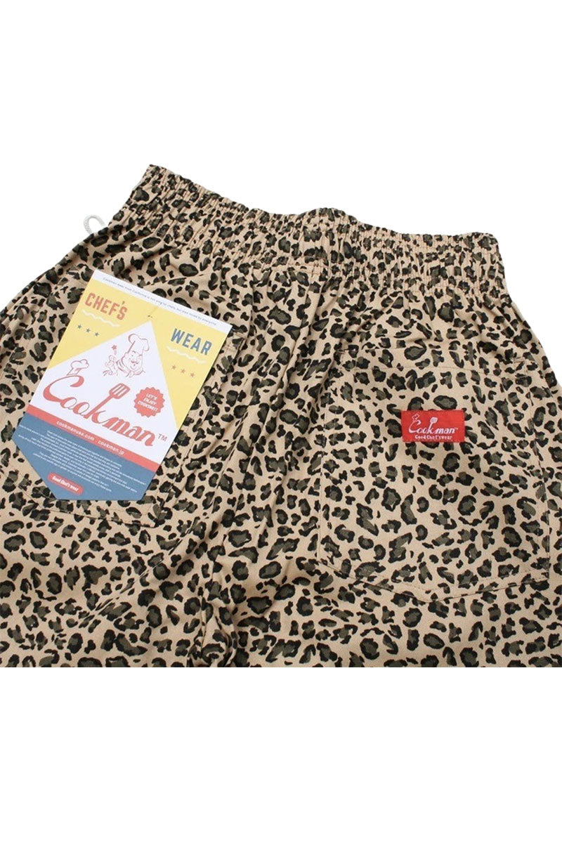 COOKMAN CHEF SHORT Leopard