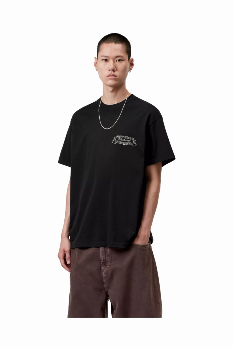 T-shirt Carhartt WIP Chez WIP noir – vue 4
