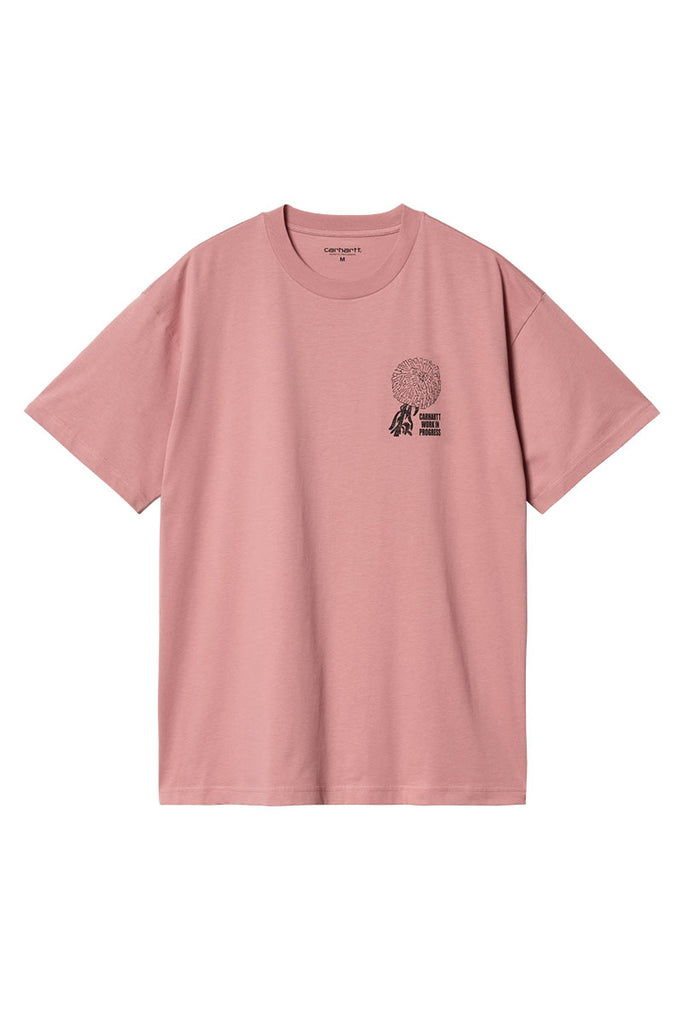 CARHARTT WIP CHRYSANTHENUM T-SHIRT Dusty Rose