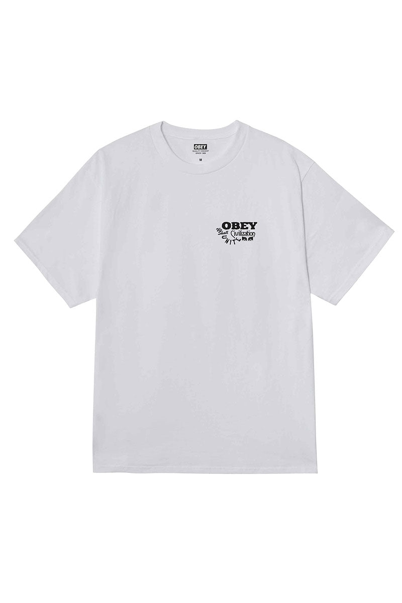 OBEY CIVILIZATION T-SHIRT White