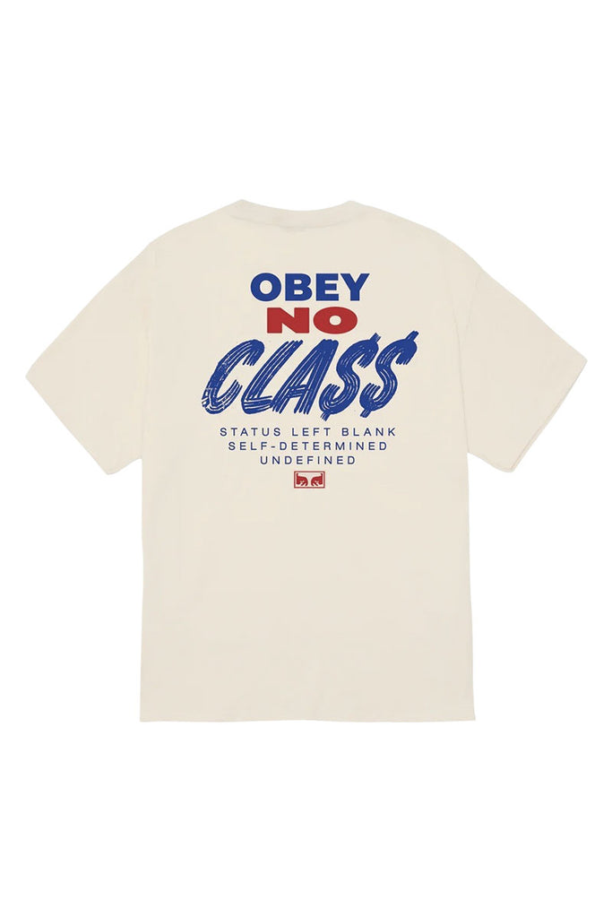 OBEY CLASS DROPOUT T-SHIRT Cream