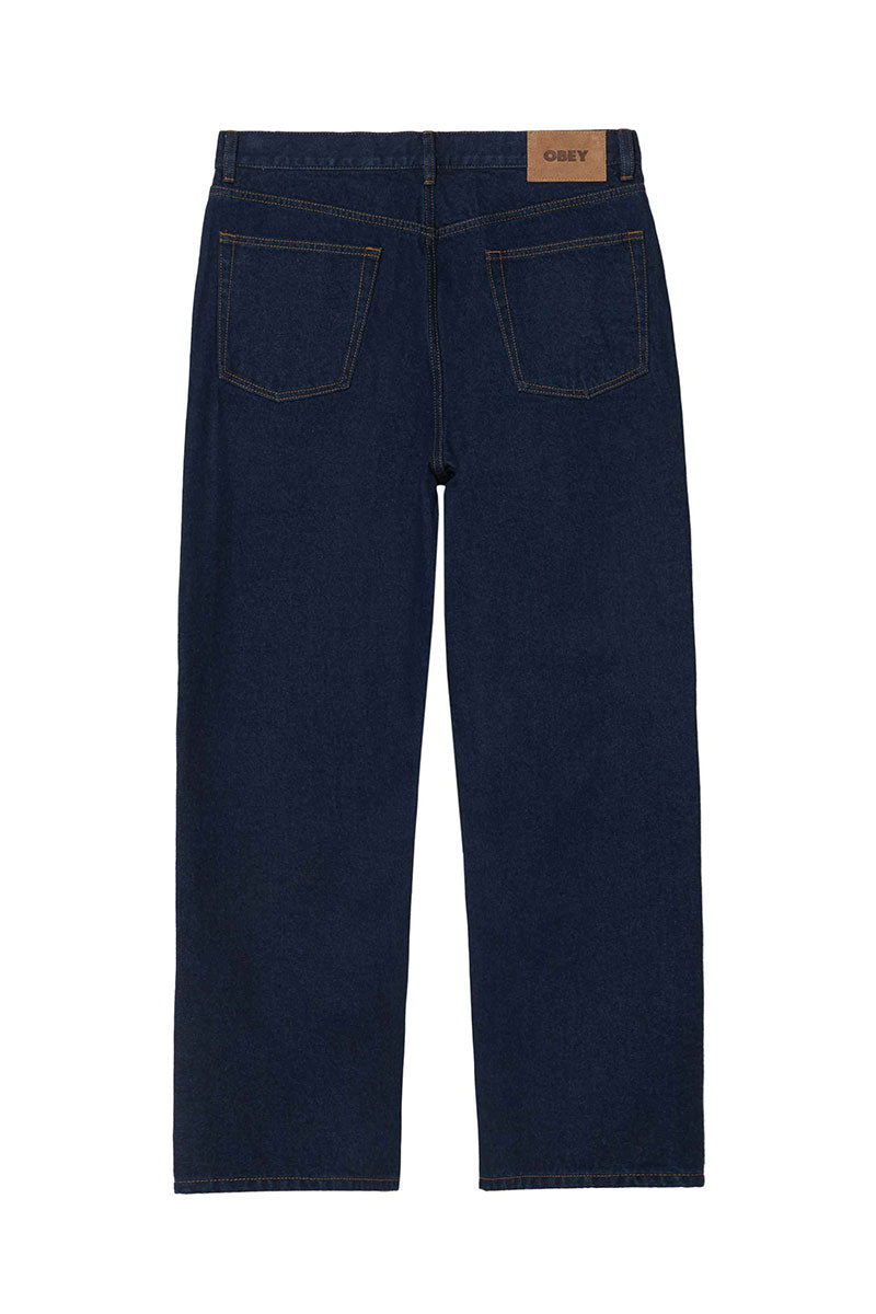 OBEY CLASSIC BAGGY DENIM Rinse Indigo