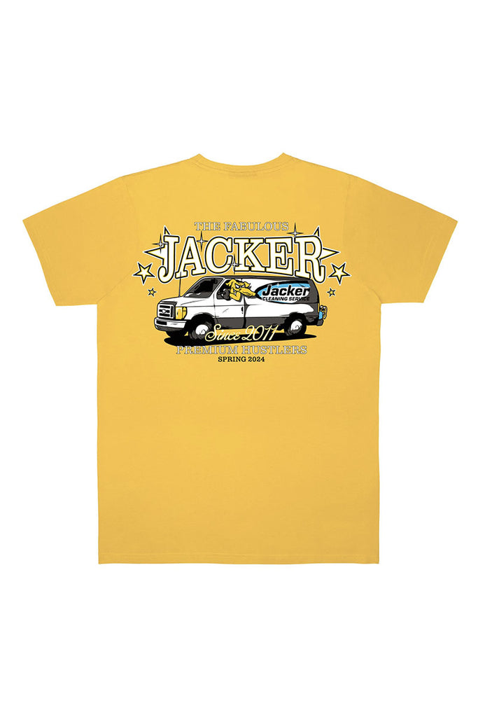JACKER CLEANER T-SHIRT Yellow