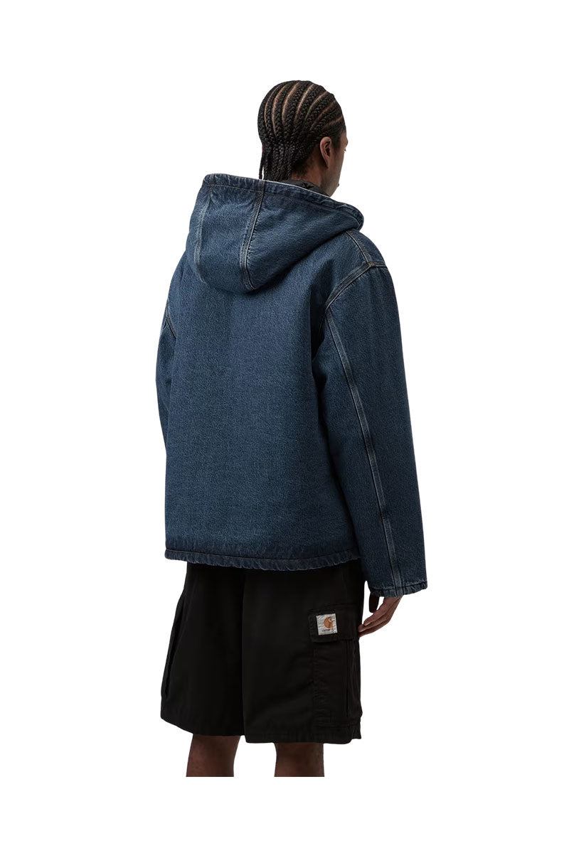 CARHARTT WIP CLEVELAND JACKET Blue Stone Washed