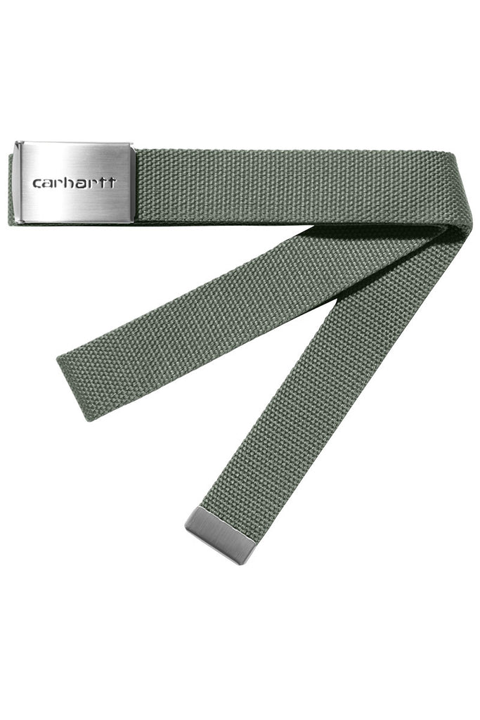 CARHARTT WIP CLIP BELT Chrome / Park