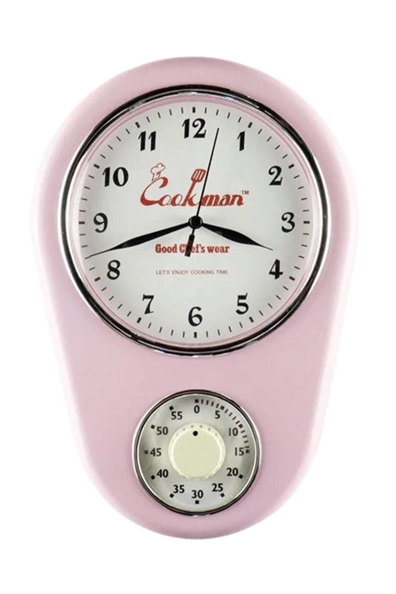 COOKMAN KITCHEN CLOCK Pink