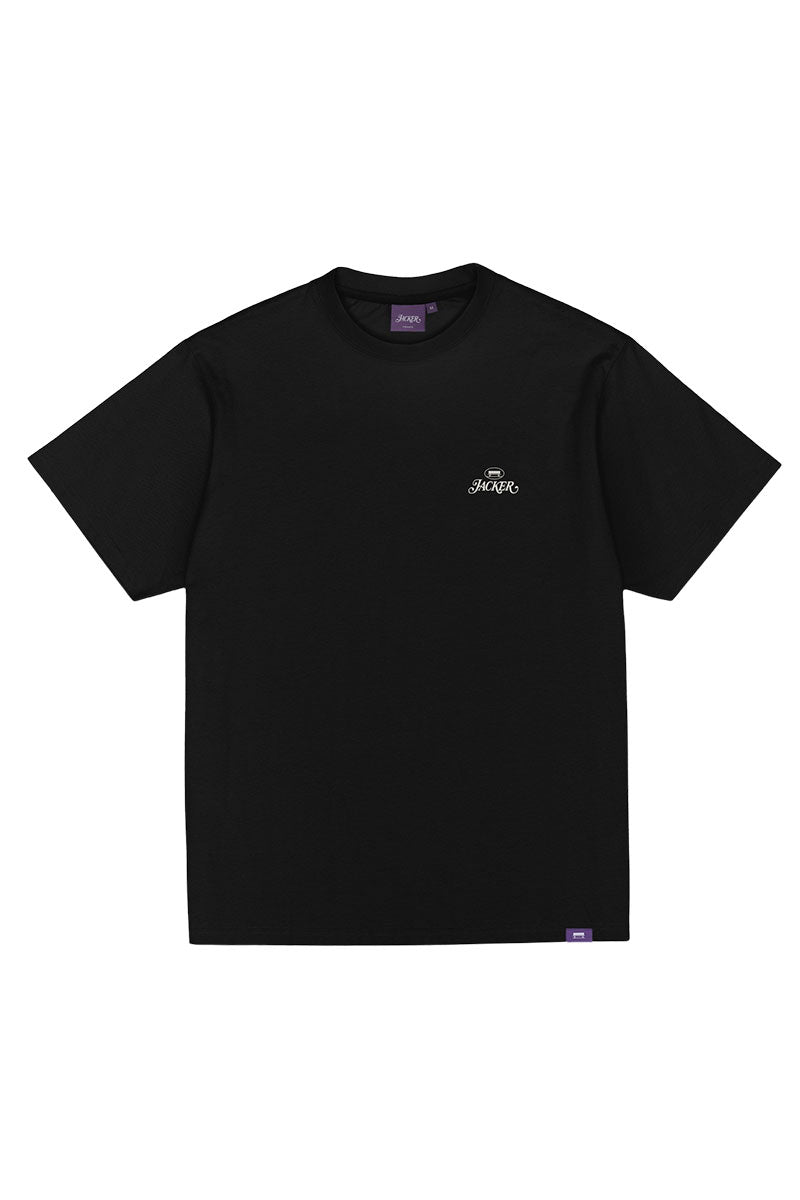 JACKER COLLECTIVE T-SHIRT Black / Beige