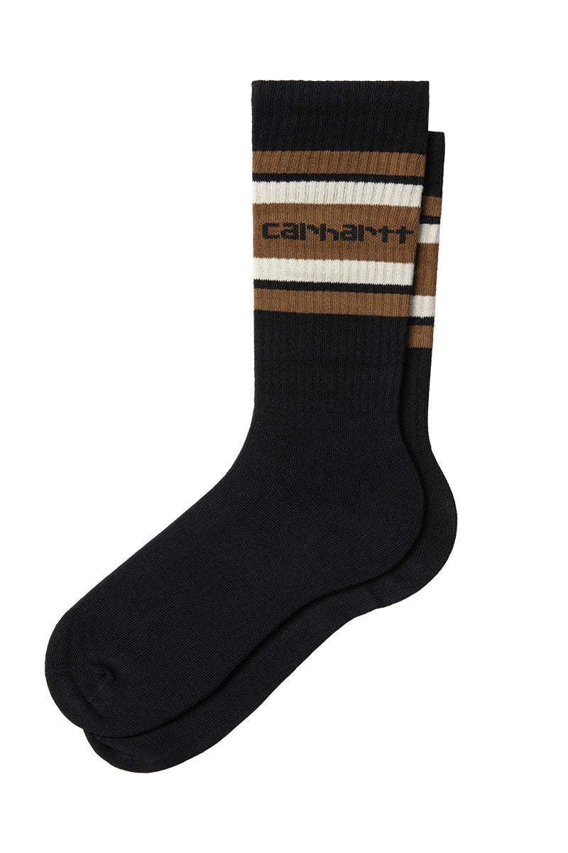 CARHARTT WIP CONNORS SOCKS Black / Hamilton Brown
