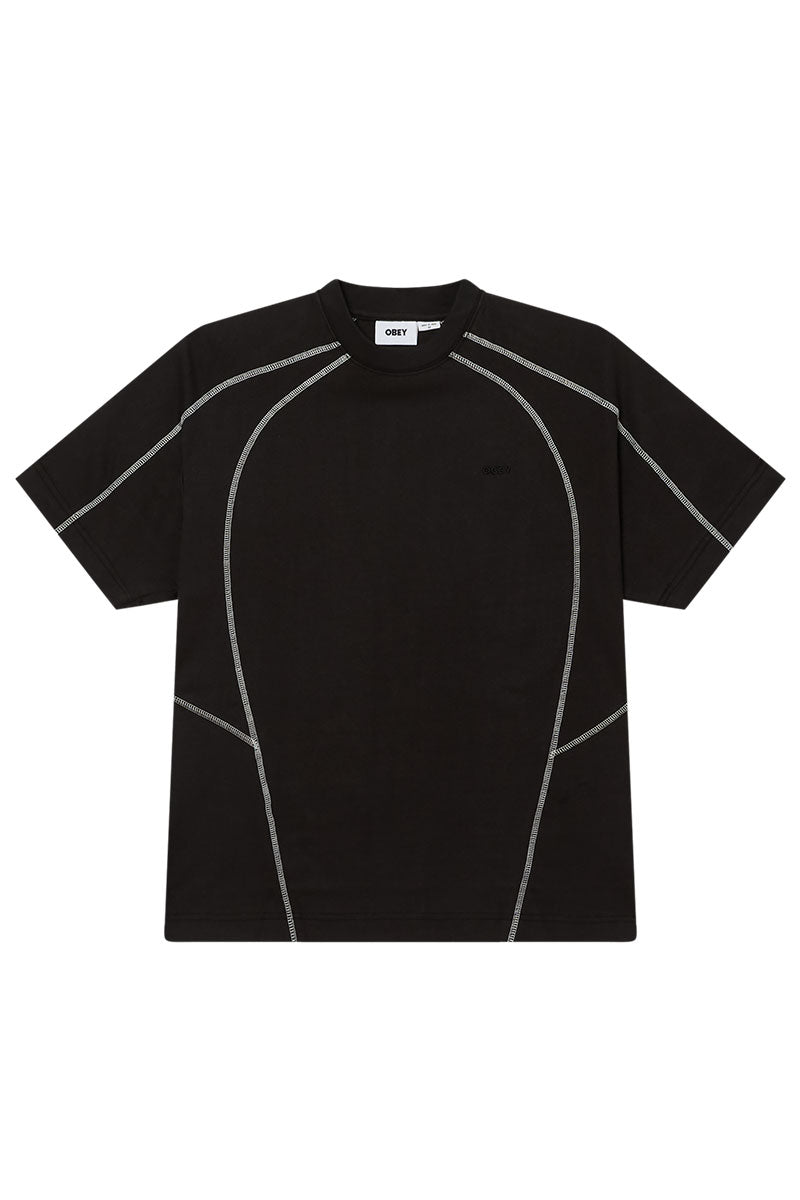 OBEY CONTRAST STITCH T-SHIRT Digital Black