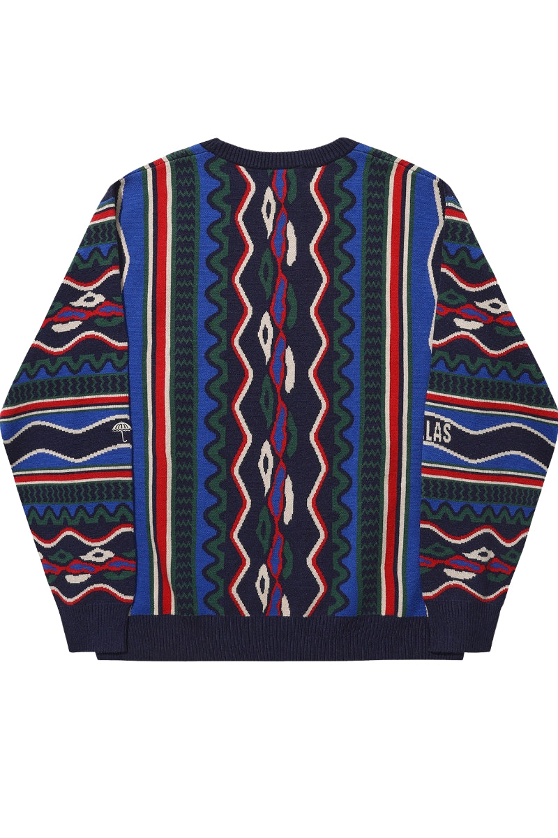 Pull en maille Hélas Caps Coog bleu – vue 2