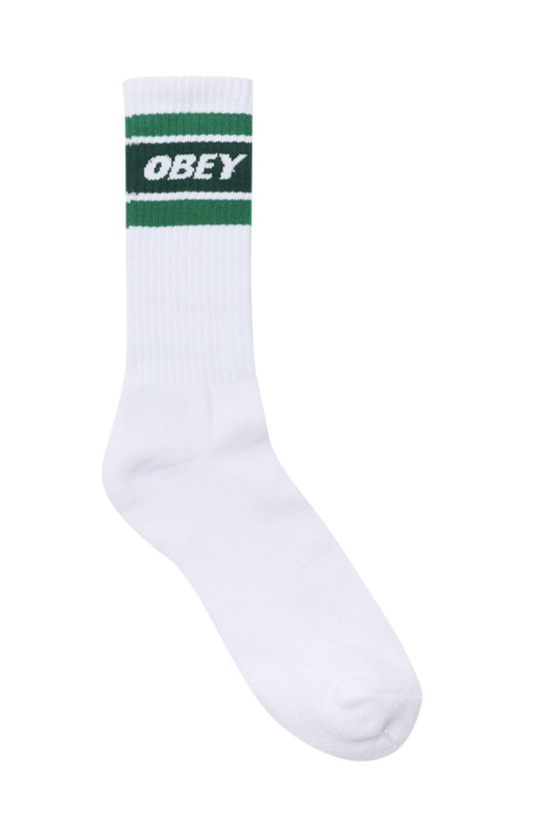 OBEY COOPER SOCKS II White / Green