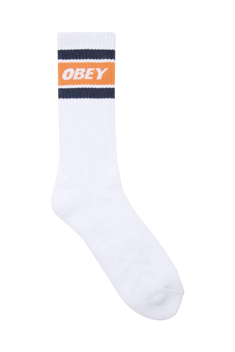 OBEY COOPER SOCKS II White / Orange