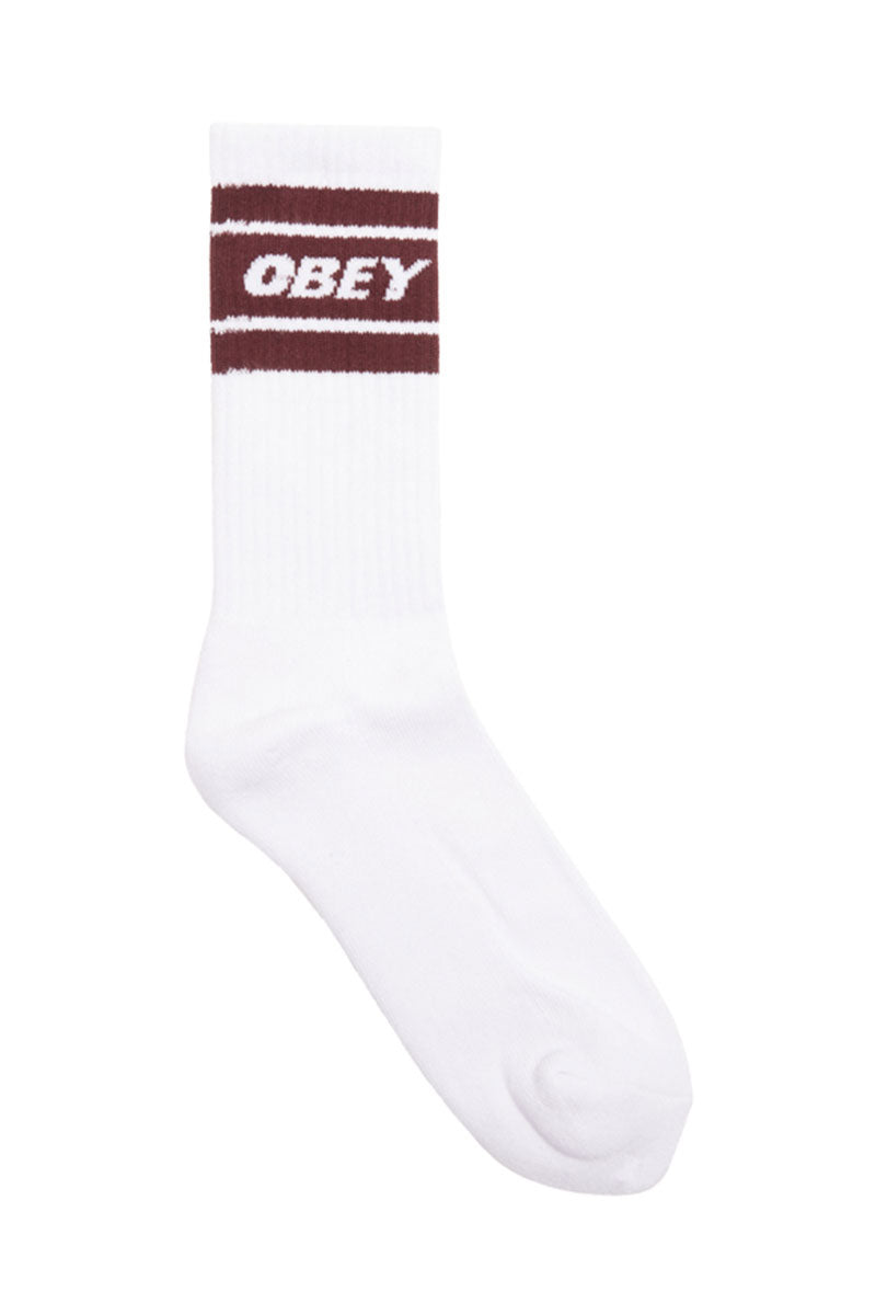 OBEY COOPER SOCKS II White / Zinfandel