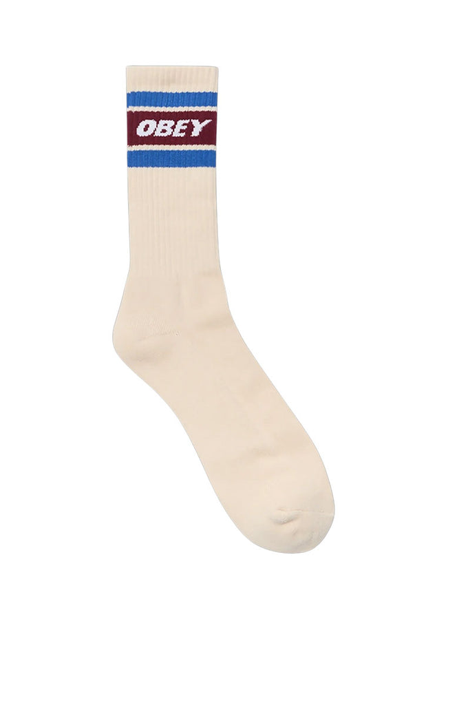 OBEY COOPER II SOCKS Unbleached / Rhubarb