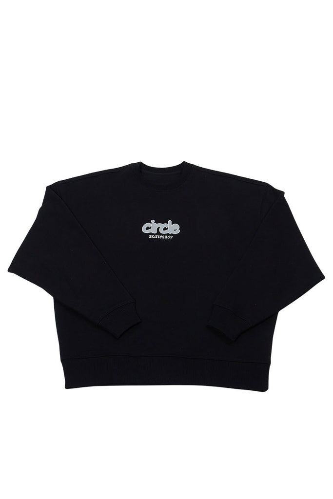 CIRCLE COLLEGE SWEAT Black 