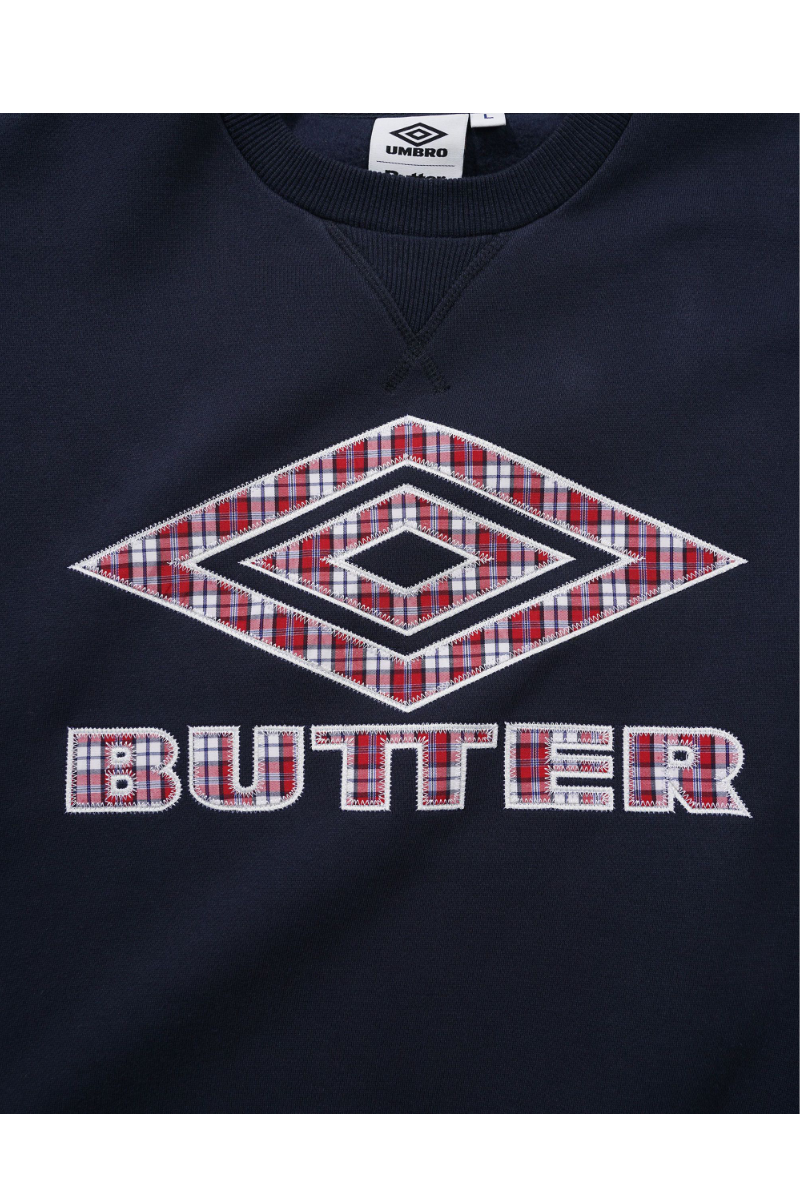 BUTTER DIAMOND CREWNECK Navy