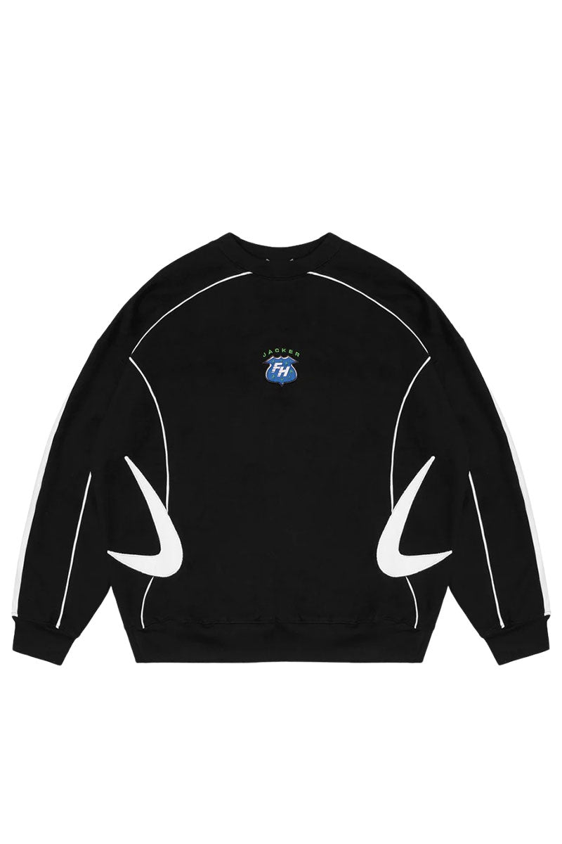 JACKER JANEIRO CREWNECK Black