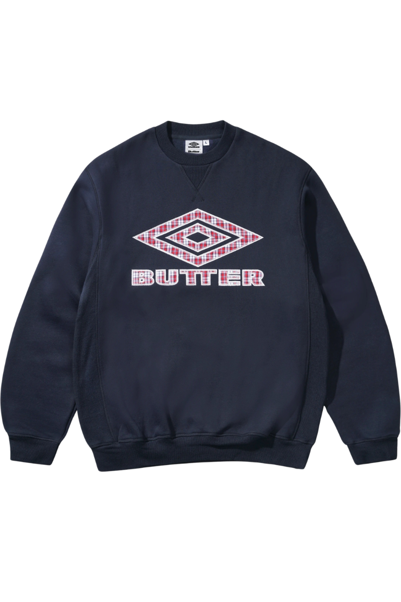 BUTTER DIAMOND CREWNECK Navy