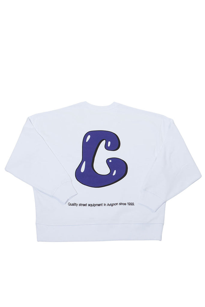 CIRCLE BIG C SWEAT White