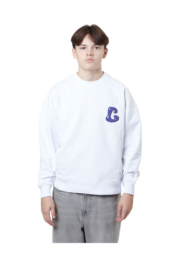 CIRCLE BIG C SWEAT White 