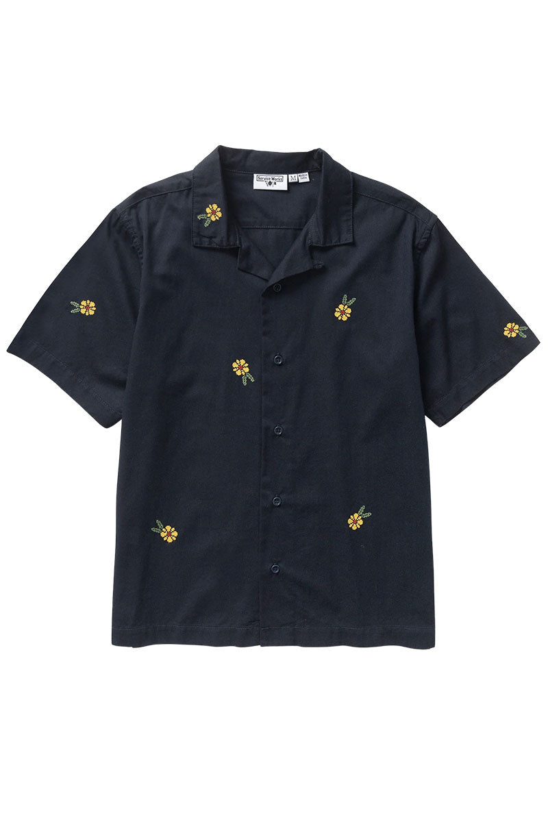 SERVICE WORKS CROSS STITCH SHIRT Dark Navy