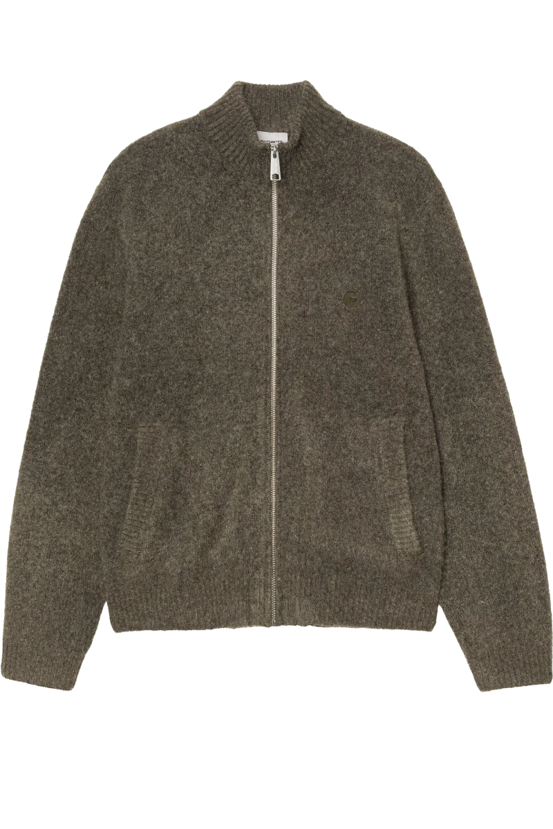 CARHARTT WIP CURTIS SWEATER JACKET Tangled Shungite