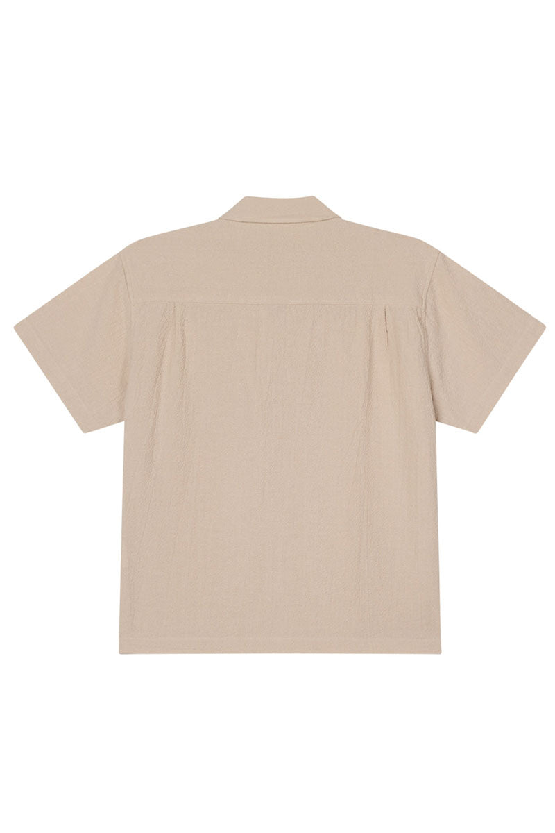 OBEY CURTIS WOVEN SHIRT Natural