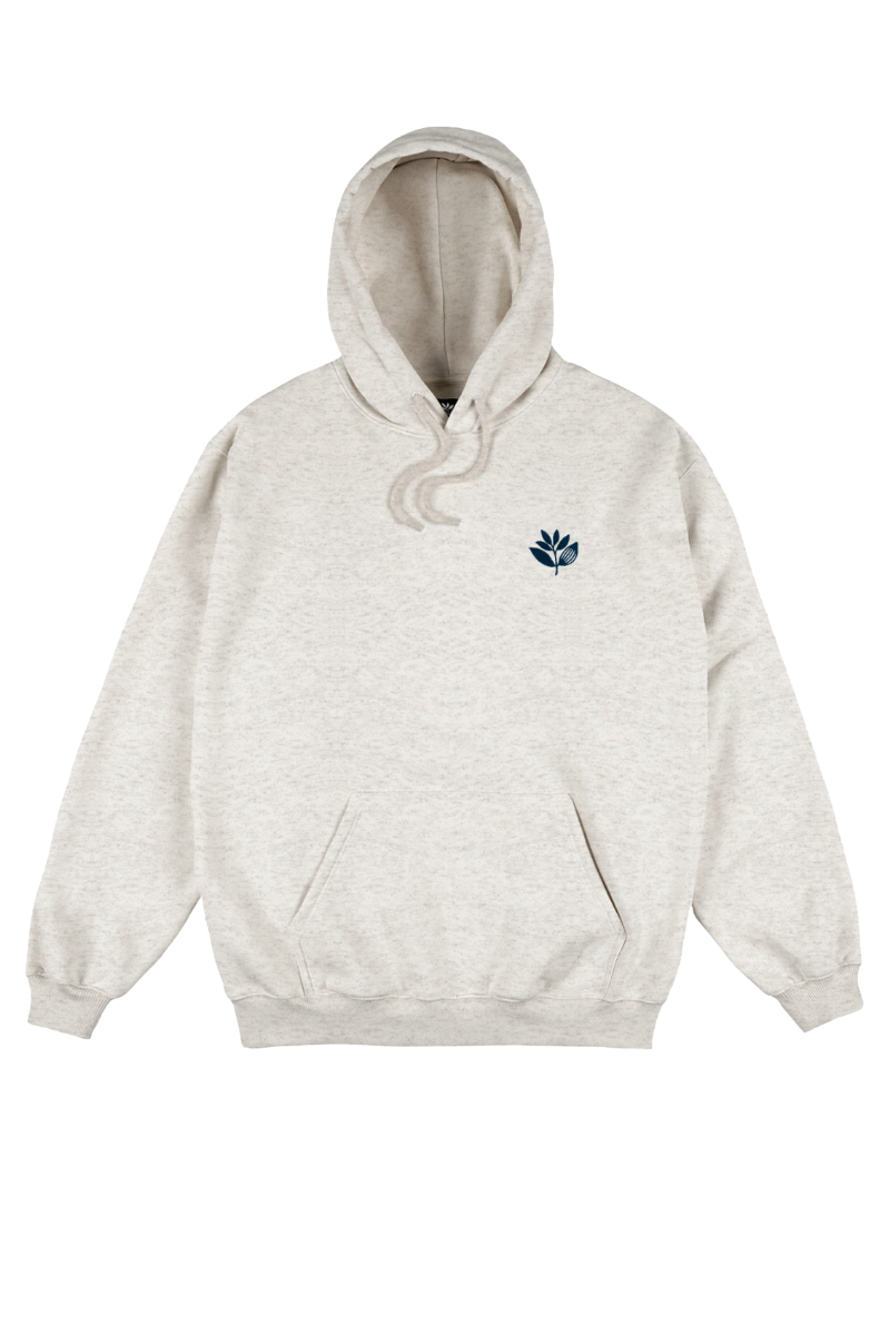 MAGENTA DENIM PLANT HOODIE Ash Heather
